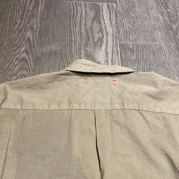 XÍRENA | Olive Green Button Up Beau Shirt - Picture 13 of 15